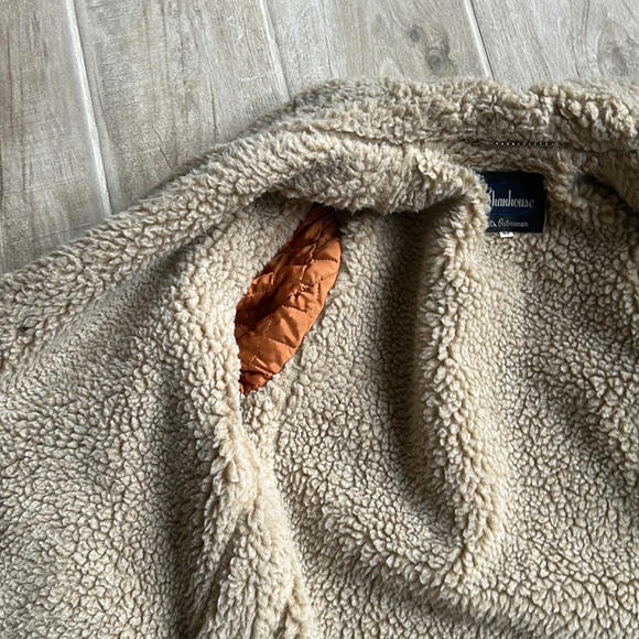 Super rare vintage Shanhouse sports outerwear suede and Sherpa coat - Picture 7 of 7